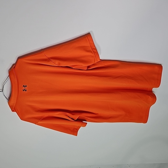 Under Armour orange XLT loose fit athletic short sleeve polo - Picture 3 of 6
